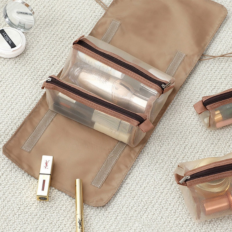 LoungeYard | Foldable Detachable Mesh Cosmetic Travel Bag — product view 3