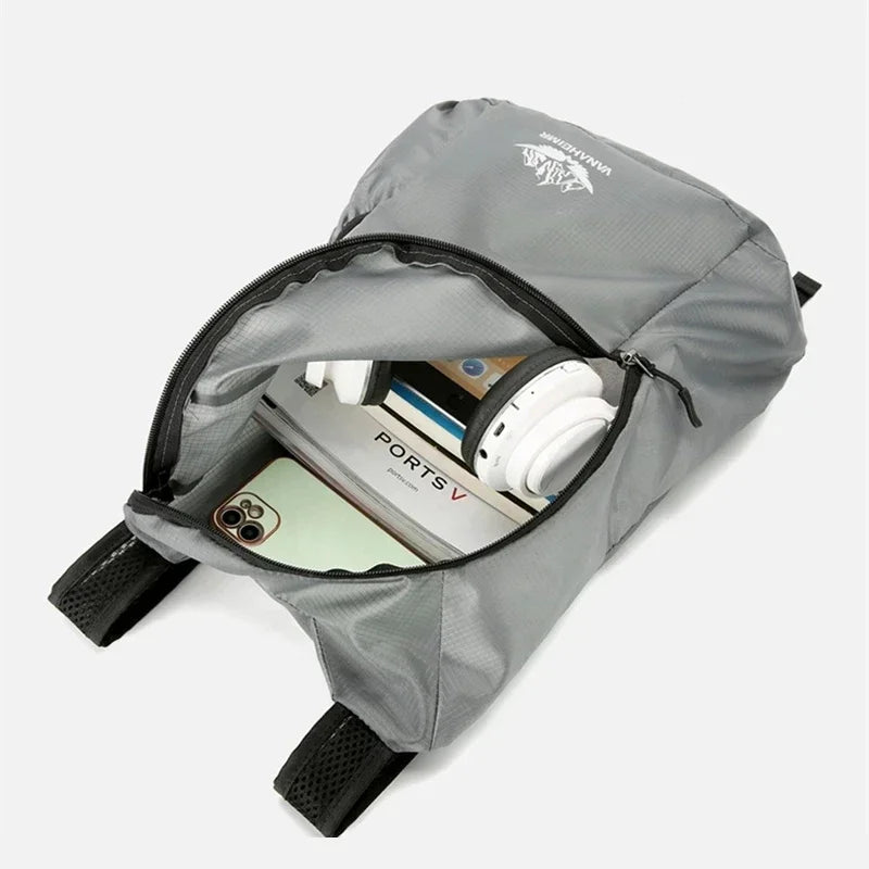 LoungeYard | PackFold Air | Folding Backpack 20L | Ultra-light & waterproof | Compact storage | For travel, hiking & everyday use — product view 3