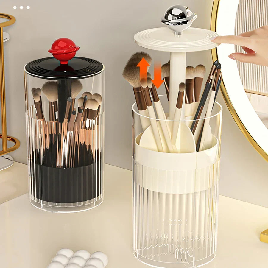 LoungeYard | Auto Lift & Luxe Makeup Brush Organizer — product view 4