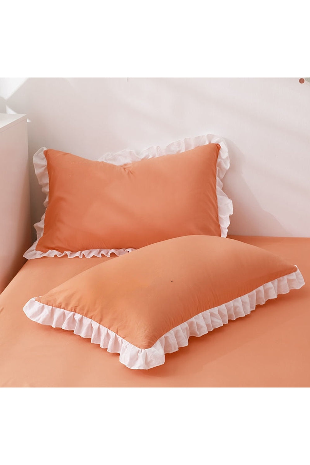 inspired ruffle pillowcases | LoungeYard — product view 2
