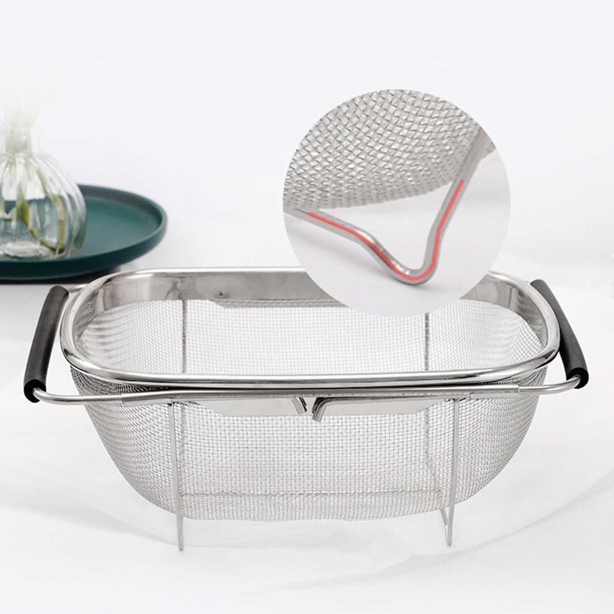 LoungeYard | Over The Sink Telescopic Dish Rack — product view 2