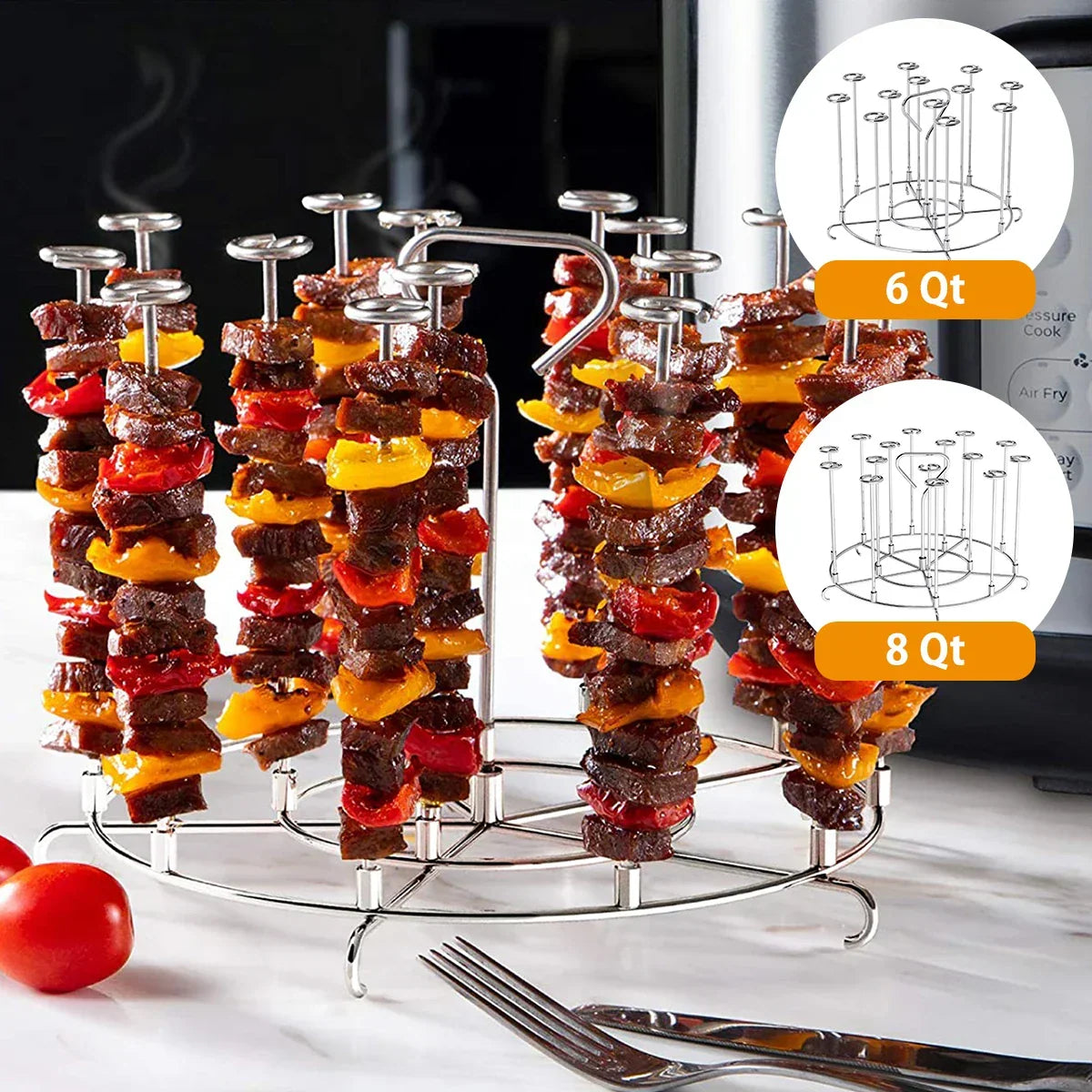 LoungeYard | Air Fryer Vertical Kebab Maker Stand — product view 2
