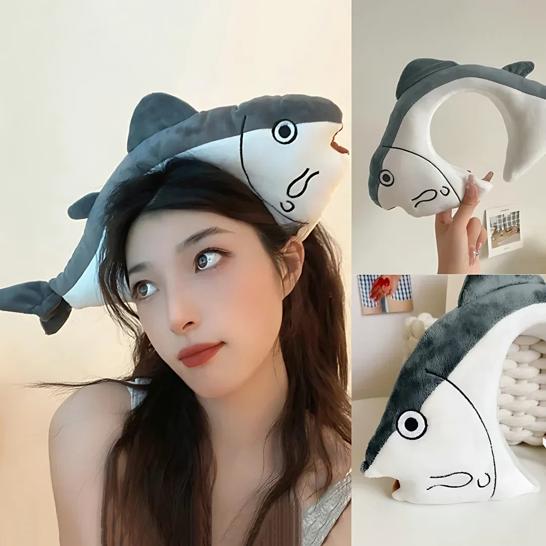 LoungeYard | 5Pcs Confused Fish Wash Headbands — product view 2