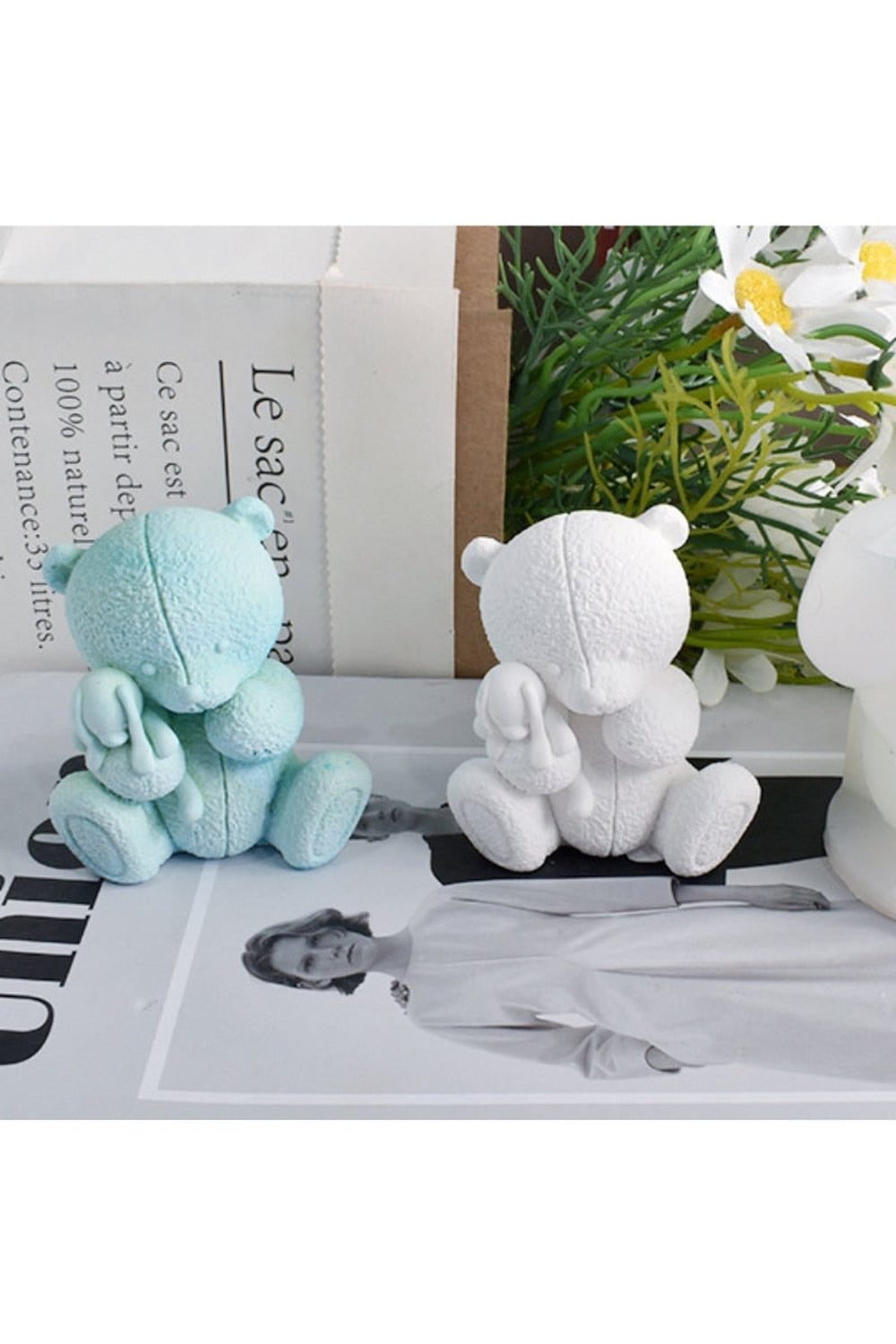 Bear-shaped candle mold | LoungeYard — product view 4