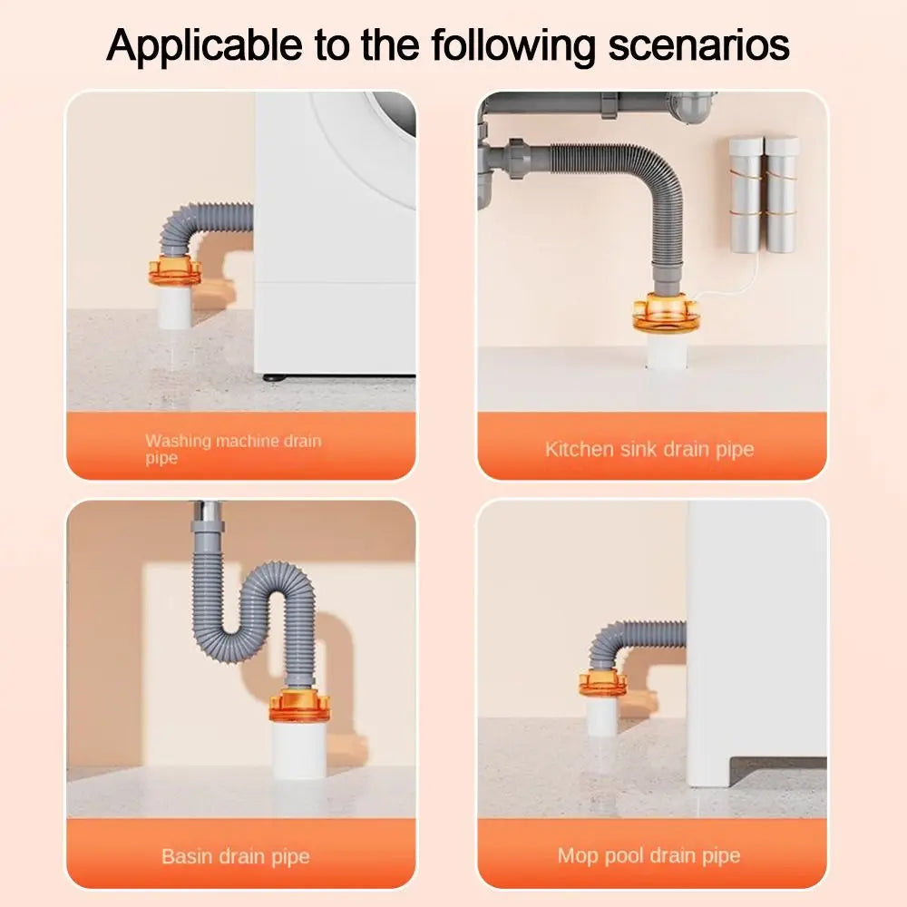 LoungeYard | Odor Prevention Automatic Drainage Pipe Adapter Drainer — product view 2
