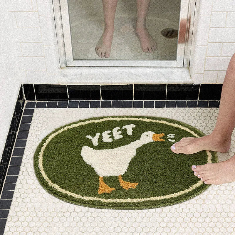 LoungeYard | Cute Animal Handmade Bath Mat — product view 3