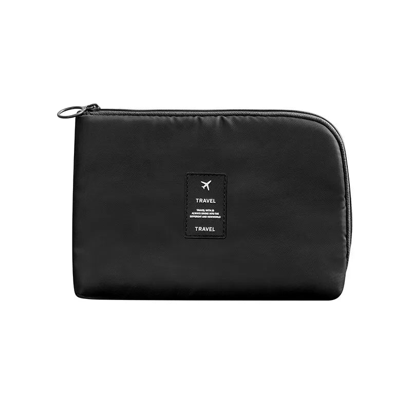 LoungeYard | Tech Bag Cable Bag Waterproof | Electronics Organizer for Travel | Compact & Durable | Nylon 23x15cm — product view 1