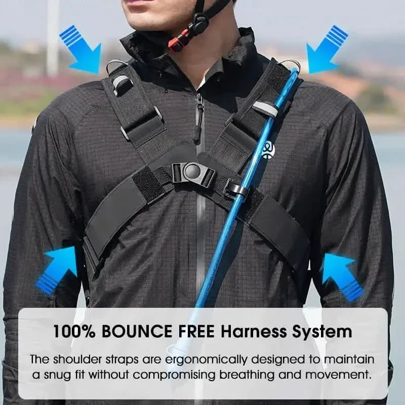 LoungeYard | Ultralight 10L backpack with hydration system for cycling & outdoor use — product view 3