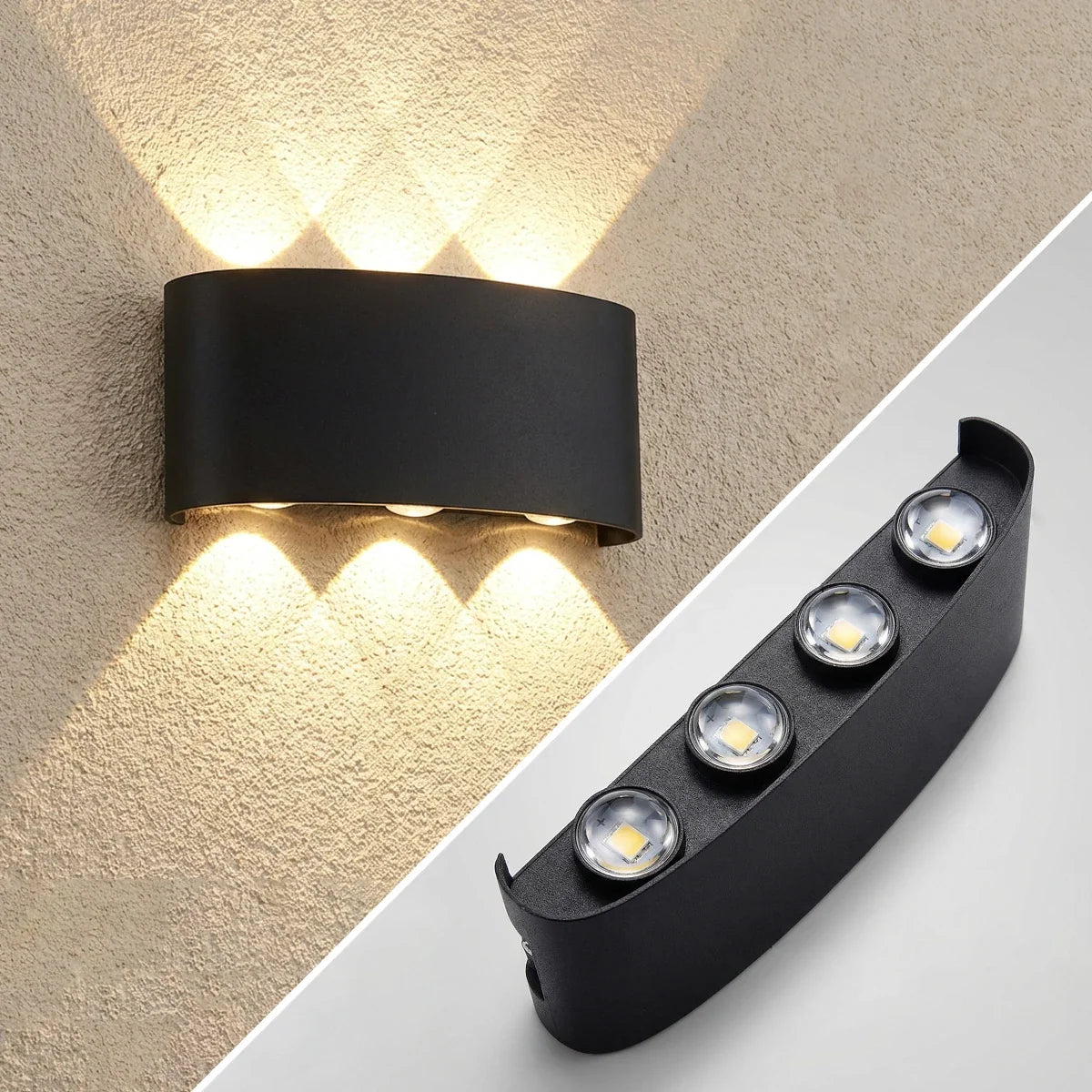LED Wall Sconces 2W/4W/6W/8W/10W Modern Wall Light, Hardwired Aluminum Wall Lamp — product view 1