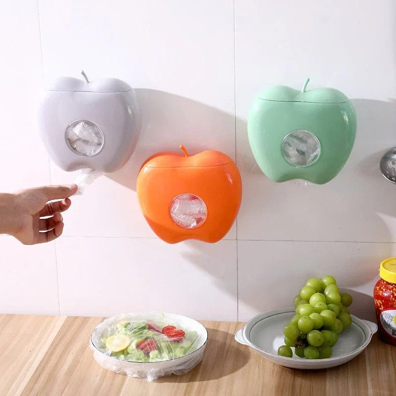 LoungeYard | Tear-resistant food wrap with apple holder – Practical film dispenser — product view 4