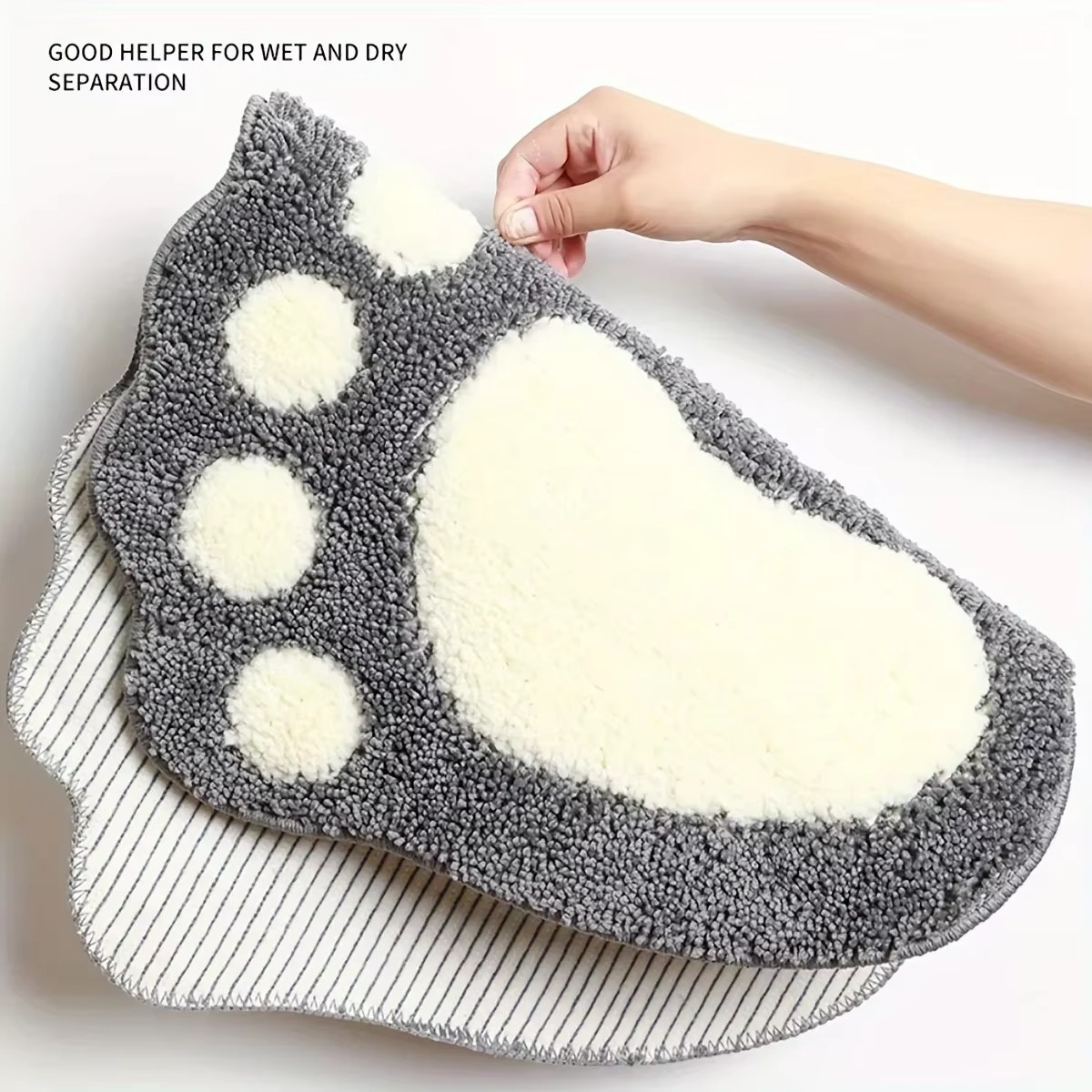 LoungeYard | Luxurious Ultra-Fine Fiber Bathroom Mat, Super Absorbent and Non-Slip — product view 5