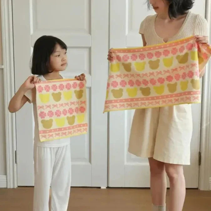 Cute Little Bear Series Cotton Towel Collection | LoungeYard — product view 3