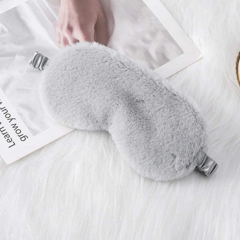 LoungeYard | Plush Sleep Mask with Adjustable Strap — product view 6