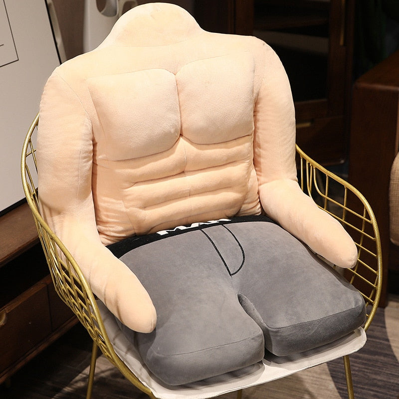 LoungeYard | Muscle Man Strong Cuddly Body Pillow Cushion — product view 4