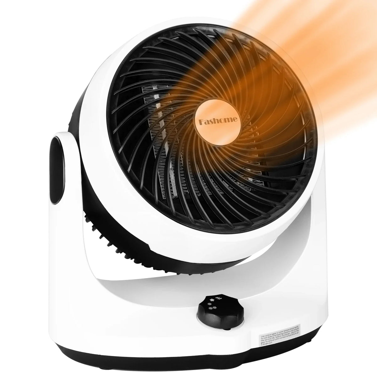 1500W Electric Space Heater, Circulation Fan, PTC Ceramic Heating, Overheat Protection for Indoor Rooms and Covered Patios — product view 1