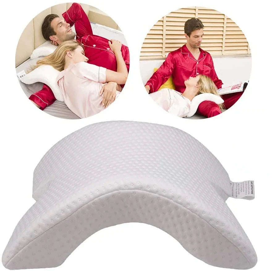 LoungeYard | Curved Orthopedic Memory Foam Pillow — product view 4