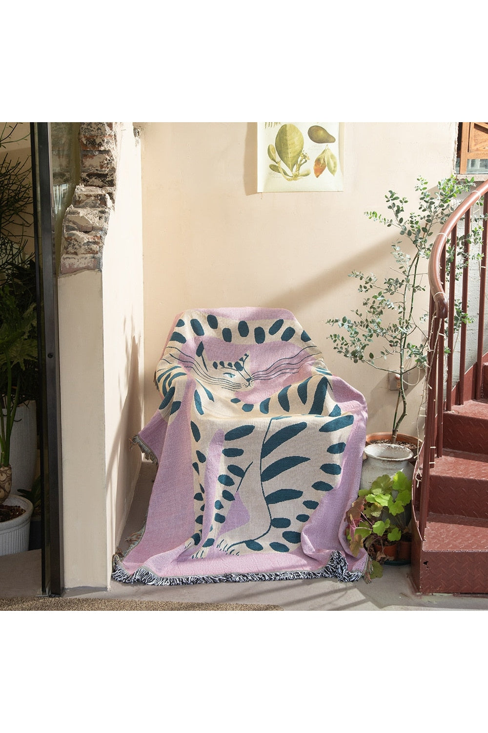 Cat Themes Picnic Blanket | LoungeYard — product view 4