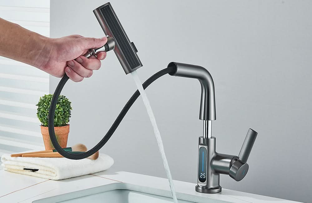 LoungeYard | LUXOR - Modern digital washbasin tap — product view 7
