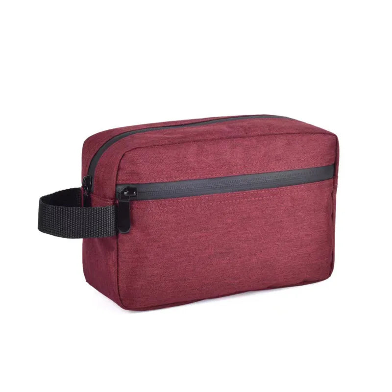 LoungeYard | Traveluxe Culture & Cosmetic Bag | Water Repellent | Premium Leather Handle — product view 7