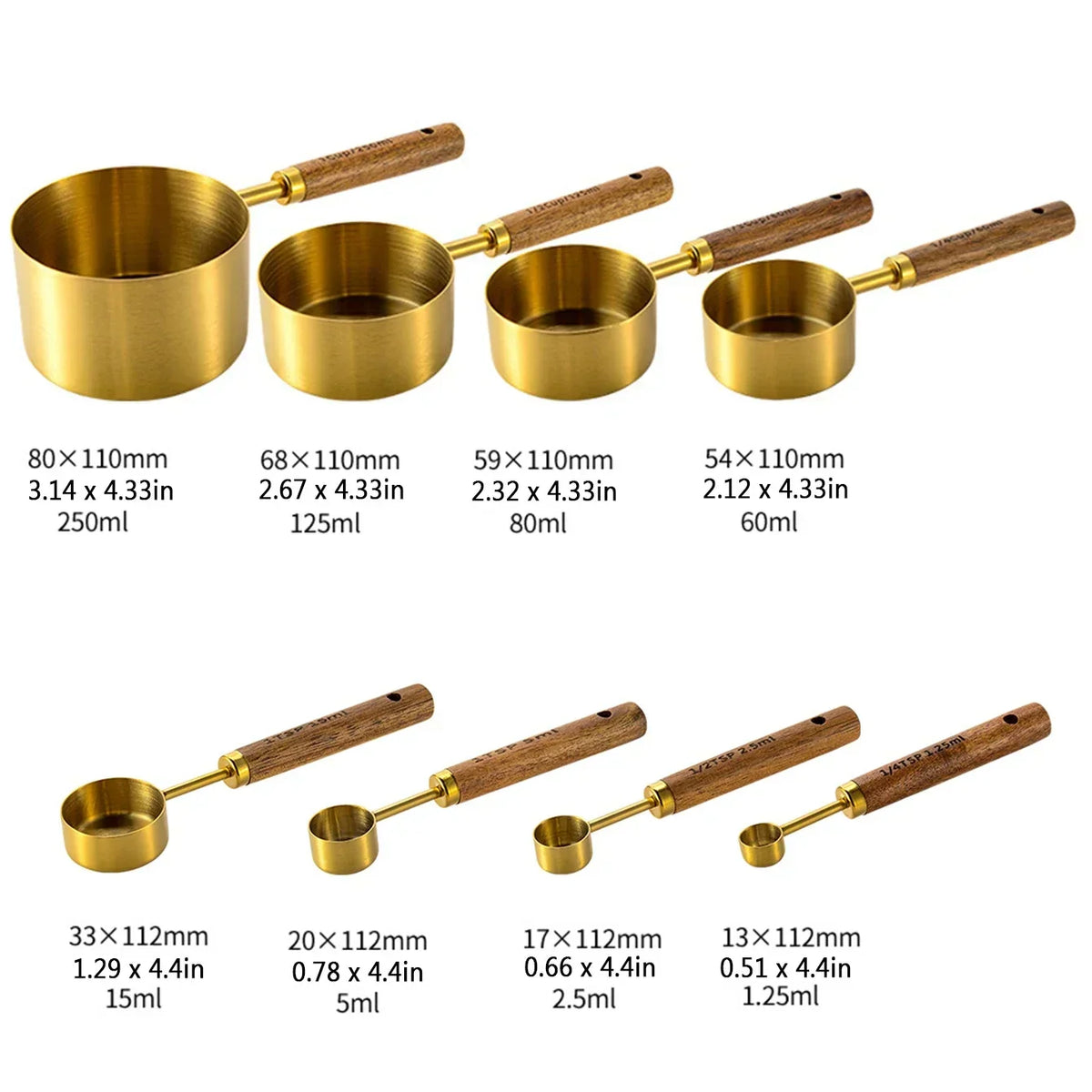 LoungeYard | Lyra Measuring Cups & Spoon Set — product view 1