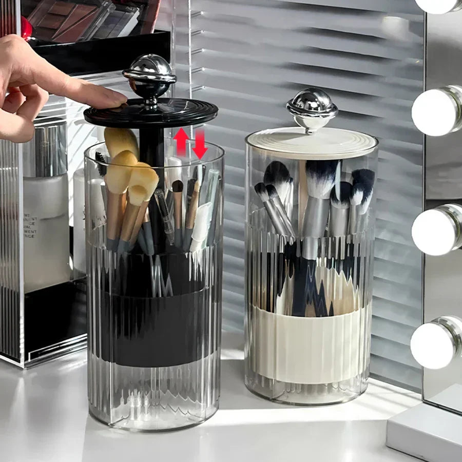 LoungeYard | Auto Lift & Luxe Makeup Brush Organizer — product view 6