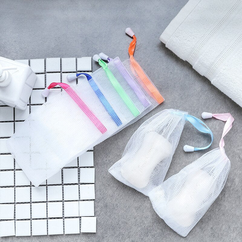 LoungeYard | 10Pcs Hangable Soap Organizer Mesh Bag — product view 3
