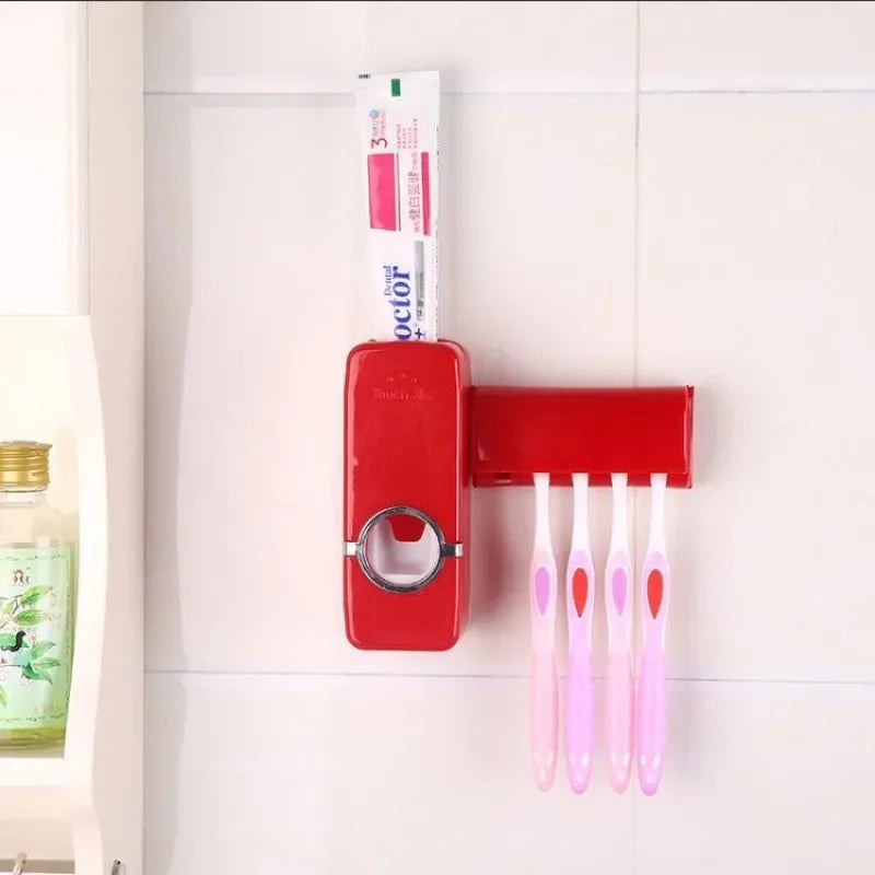 LoungeYard | Automatic Toothpaste Squeezer Toothbrush Holder — product view 2