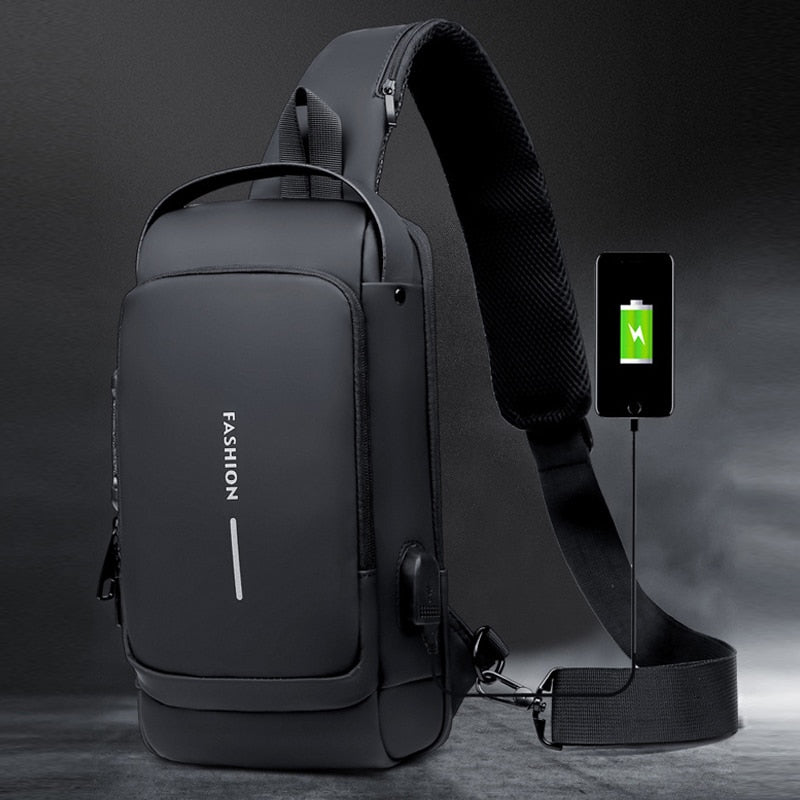 LoungeYard | Crossbody Leather Anti-Theft Waterproof Bag — product view 4