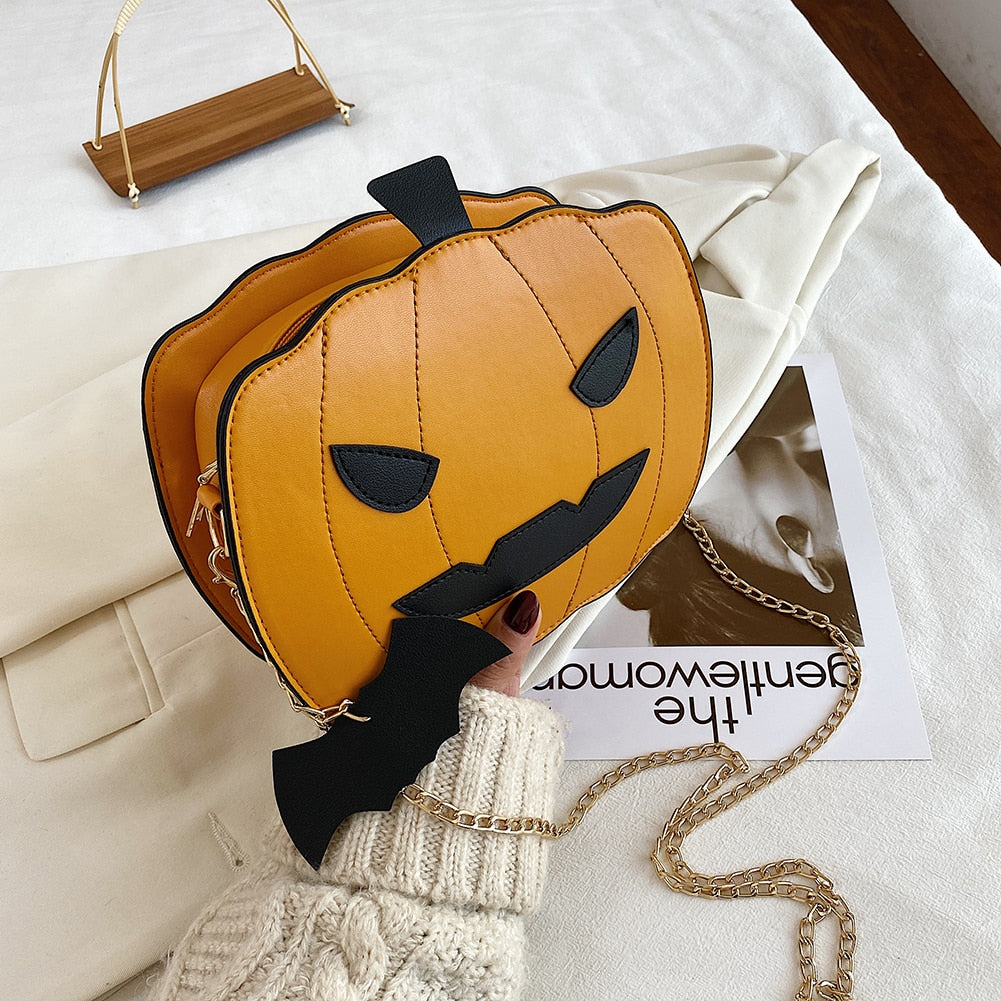 LoungeYard | Pumpkin Shape Mini Shoulder Bag — product view 1