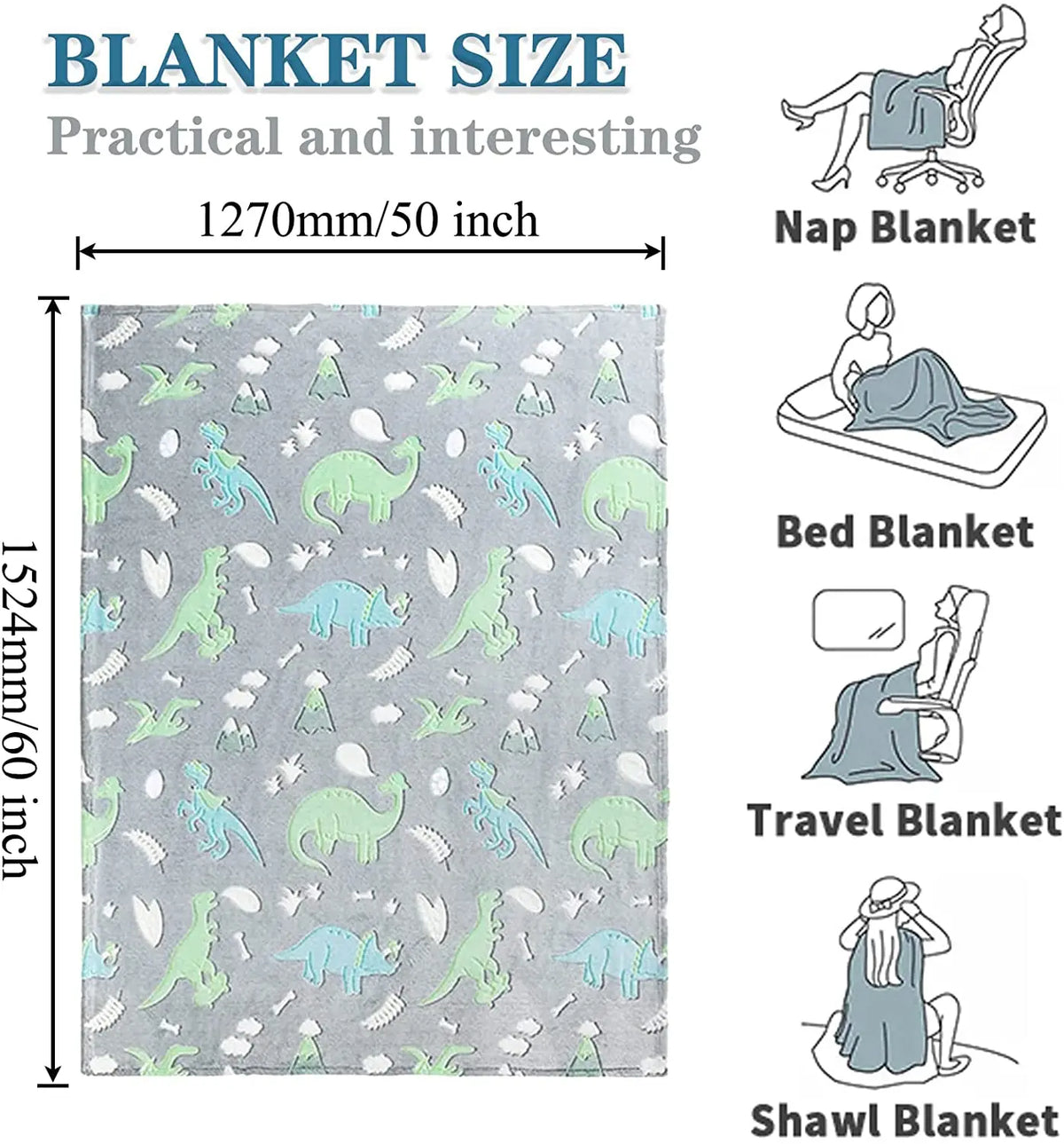 LoungeYard | Luminous Plush Blanket — product view 4