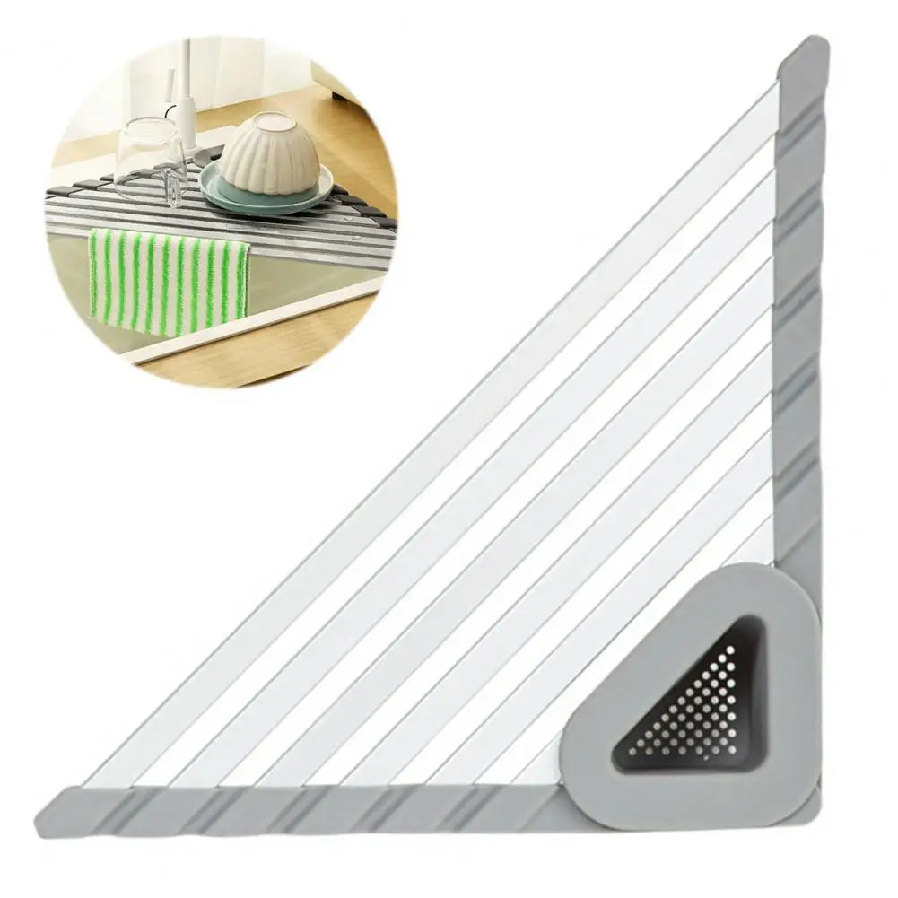 LoungeYard | Triangle Slip-Resistant Sink Corner Storage Shelf Rack — product view 5