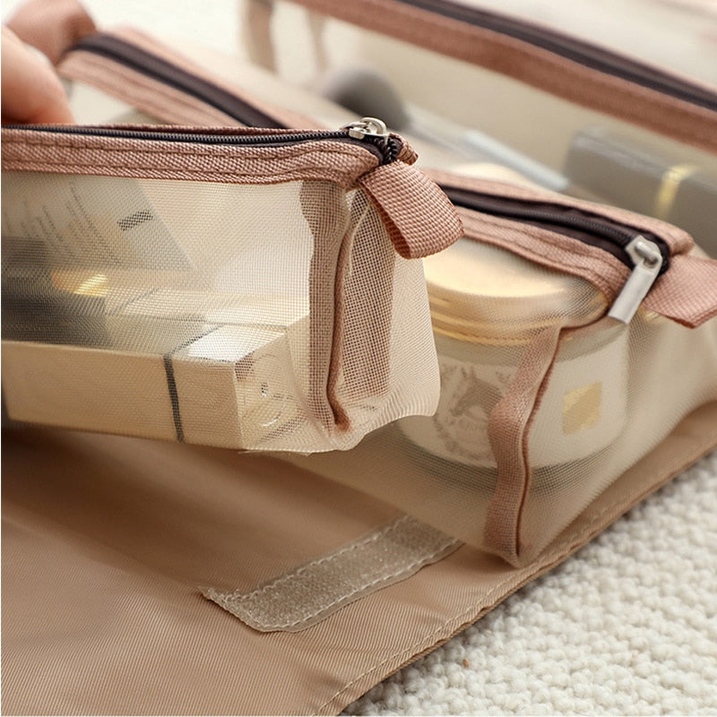 LoungeYard | Foldable Detachable Mesh Cosmetic Travel Bag — product view 4
