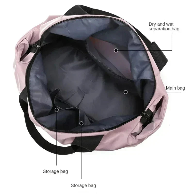 LoungeYard | Sports Bag Valtiva FlexiBag | Large Volume | Waterproof & Multifunctional | For Fitness, Travel & Weekend Trips — product view 2
