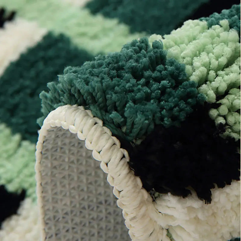 Modern Grid Tufted Bath Mat | LoungeYard — product view 1