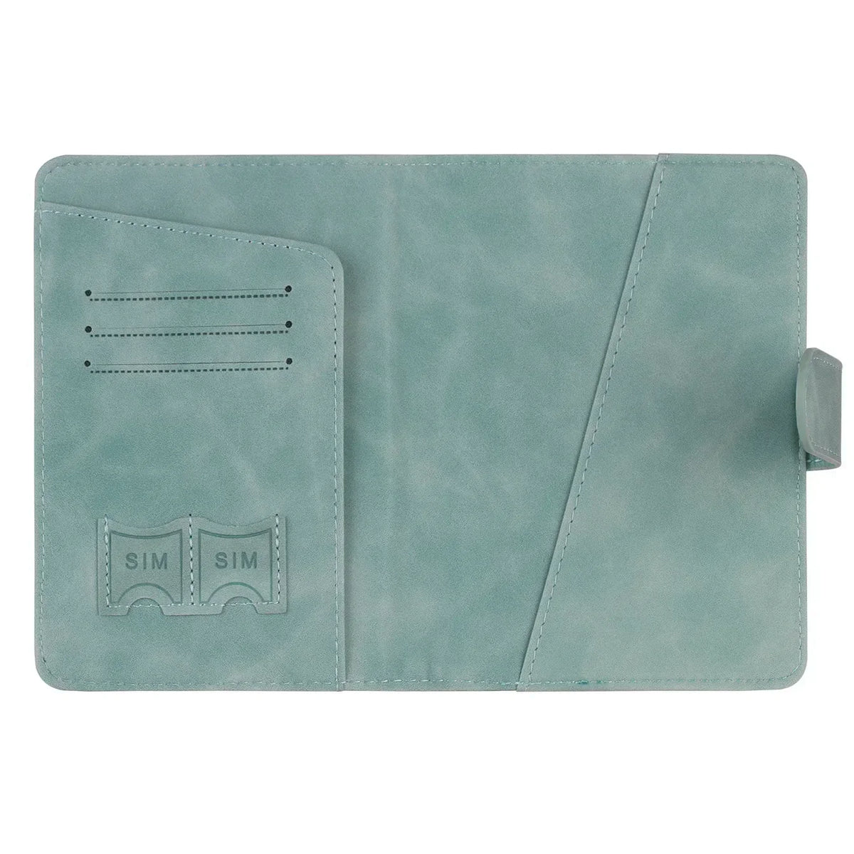LoungeYard | SafePort Passport Holder | RFID Protection | Elegant Leather Look | Compact for Men & Women — product view 6