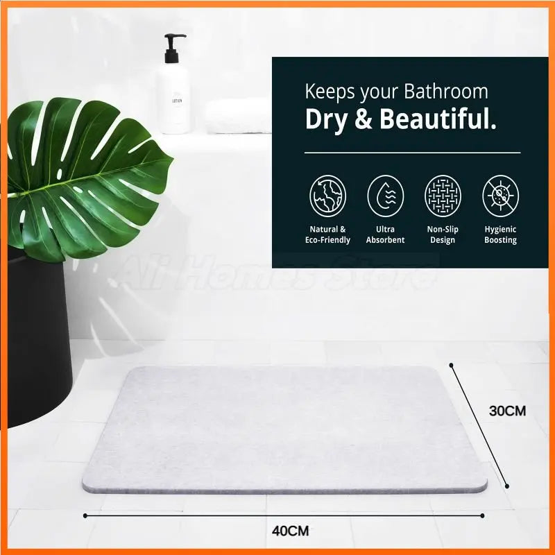 LoungeYard | Quick Dry Stone Shower Mat — product view 3