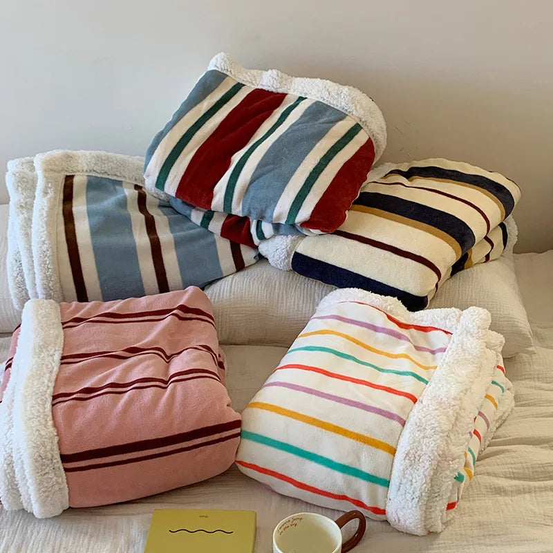 Stripe Sofa Throw | LoungeYard — product view 1