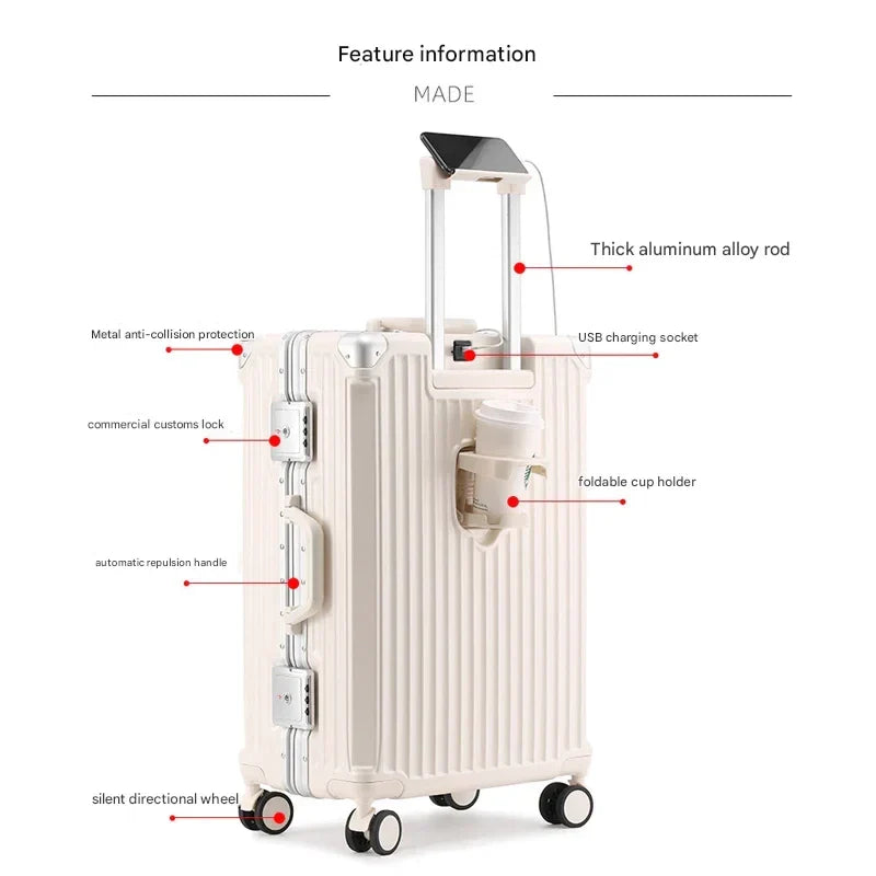 LoungeYard | Hard Suitcase with Aluminum Frame - Tallinn — product view 3