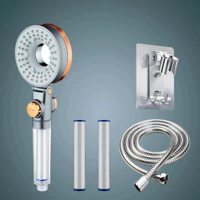 RainBoost - Luxury Shower Head with Water Saving LoungeYard — product view 3