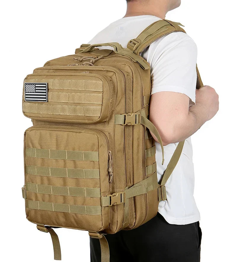 LoungeYard | Backpack Camo Tactical 45L Military Rucksack — product view 5