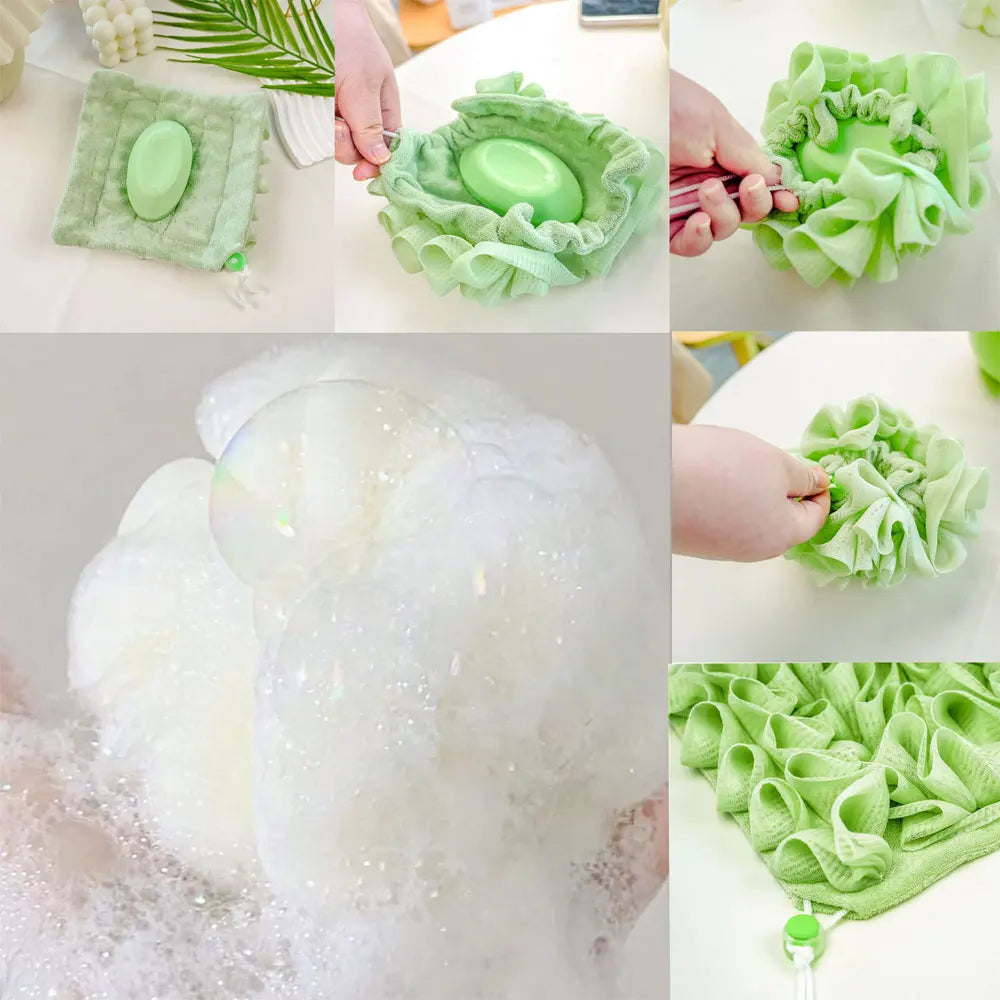 LoungeYard | 2in1 Soap Holder Shower Sponge — product view 3