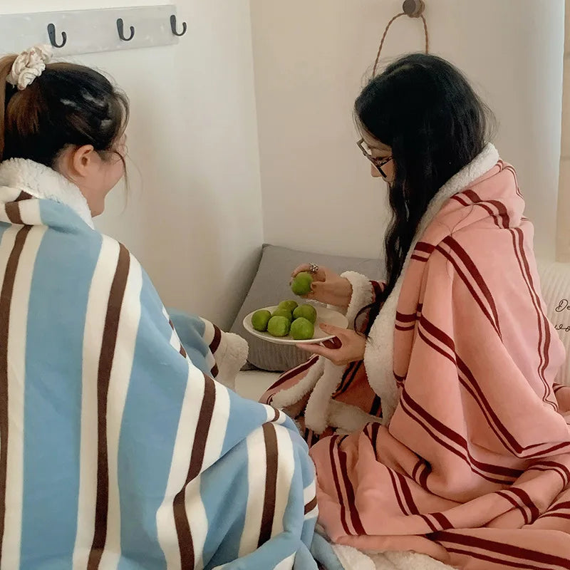 Stripe Sofa Throw | LoungeYard — product view 3