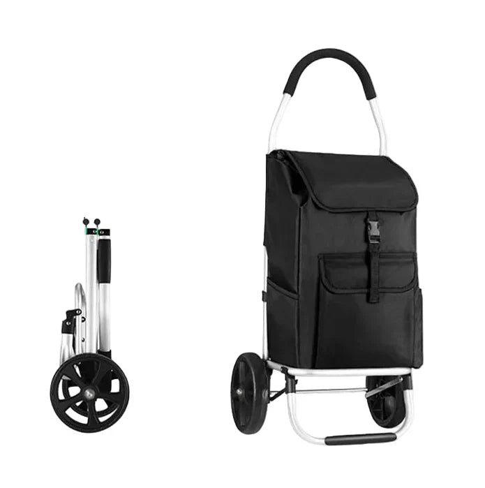LoungeYard | Foldable Aluminium Shopping Trolley – CarryEase — product view 2