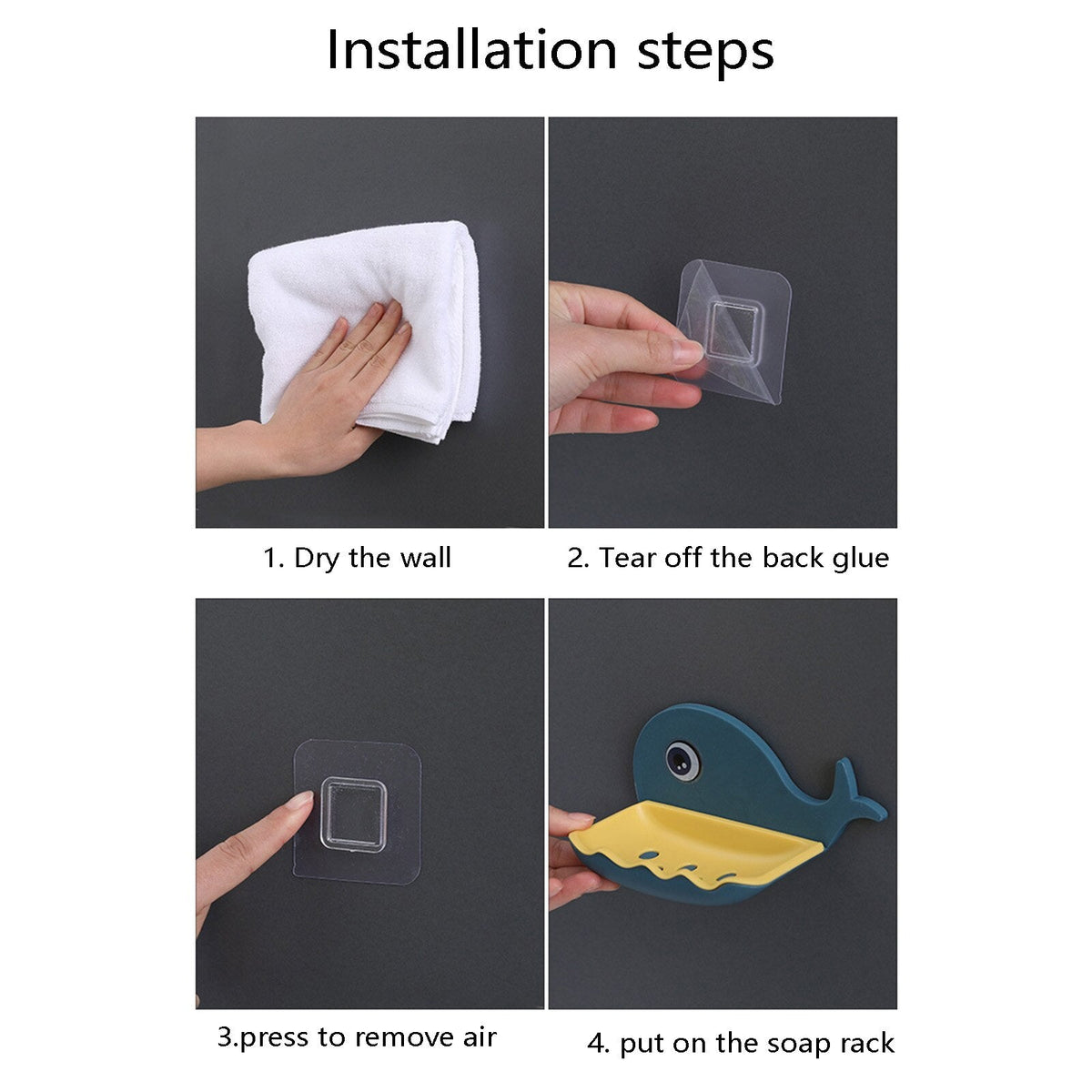 LoungeYard | Cute Whale Soap Holder — product view 3