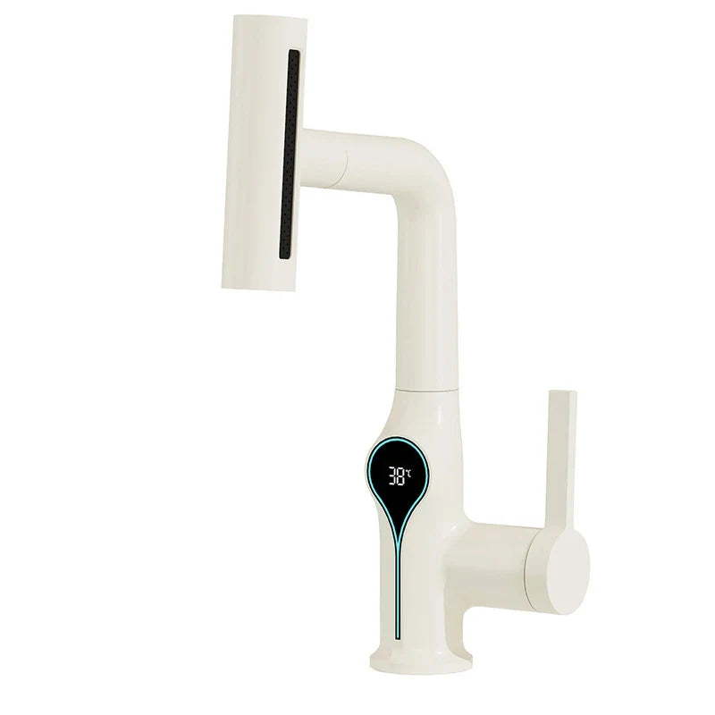 LoungeYard | Faucet with Waterfall Jet Temperature Display and Adjustable Sprayer — product view 1