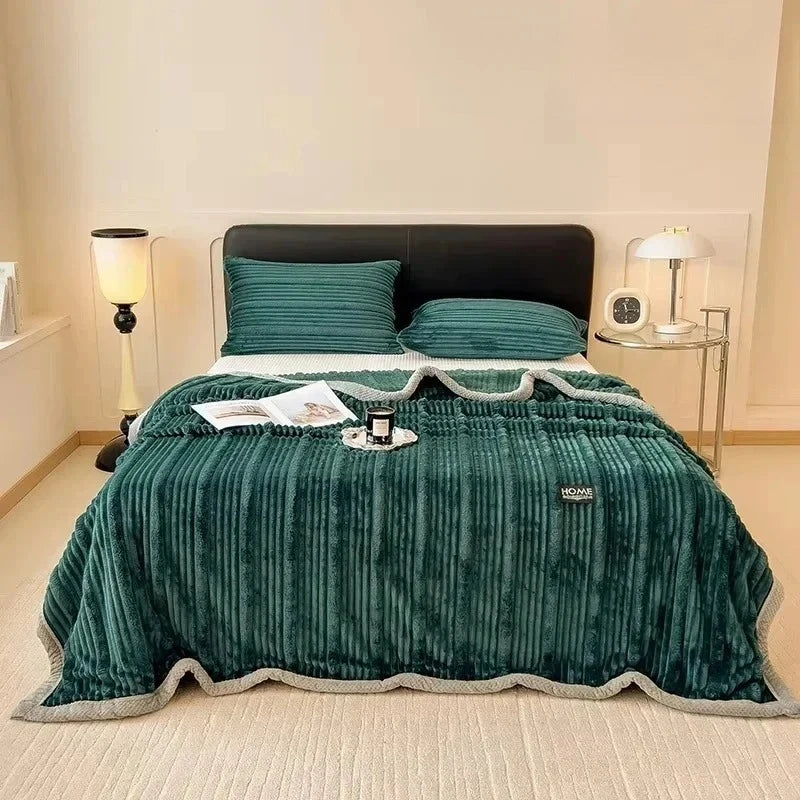 LoungeYard | Cuddly Blanket BunnySoft | Extra Thick & Warm | Coral Fleece | Double-Sided Soft — product view 1