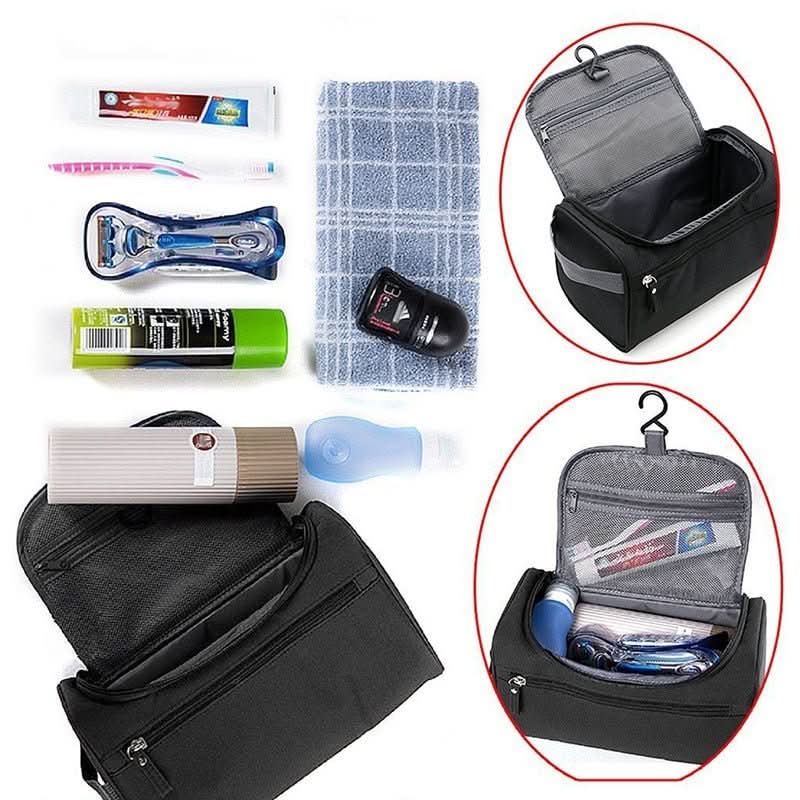 LoungeYard | Compact toiletry bag with hook & water-repellent design — product view 2