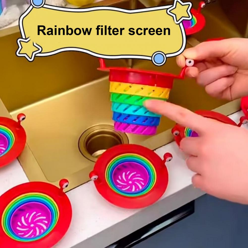 LoungeYard | Little Monster Colorful Foldable Sink Strainer Basket — product view 5