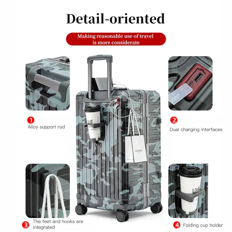 LoungeYard | Hard Suitcase with Wide Handle – Zagreb — product view 1