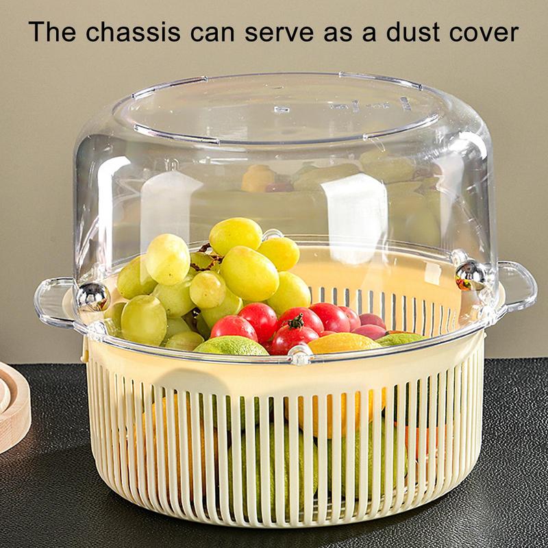 LoungeYard | Manual Spin Vegetable Drainer Basket — product view 4